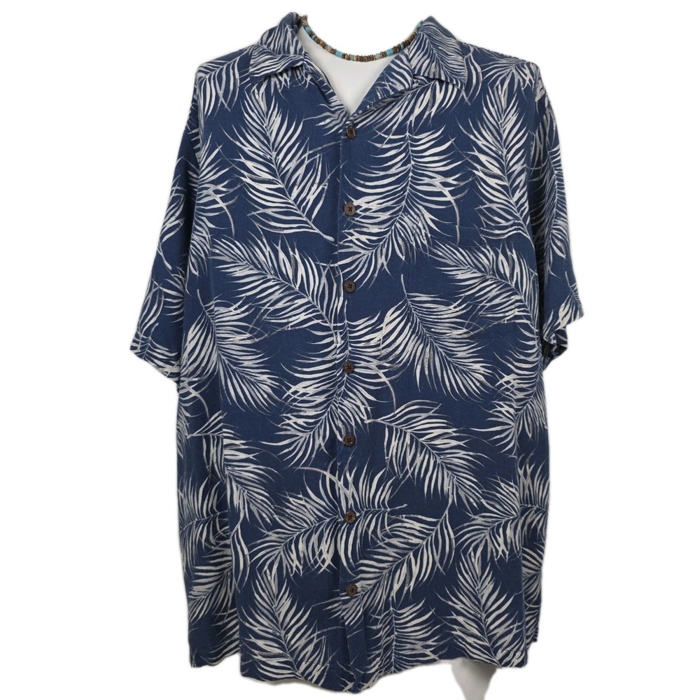 Caribbean Men's Silk Blend Short Sleeve Shirt 3XT